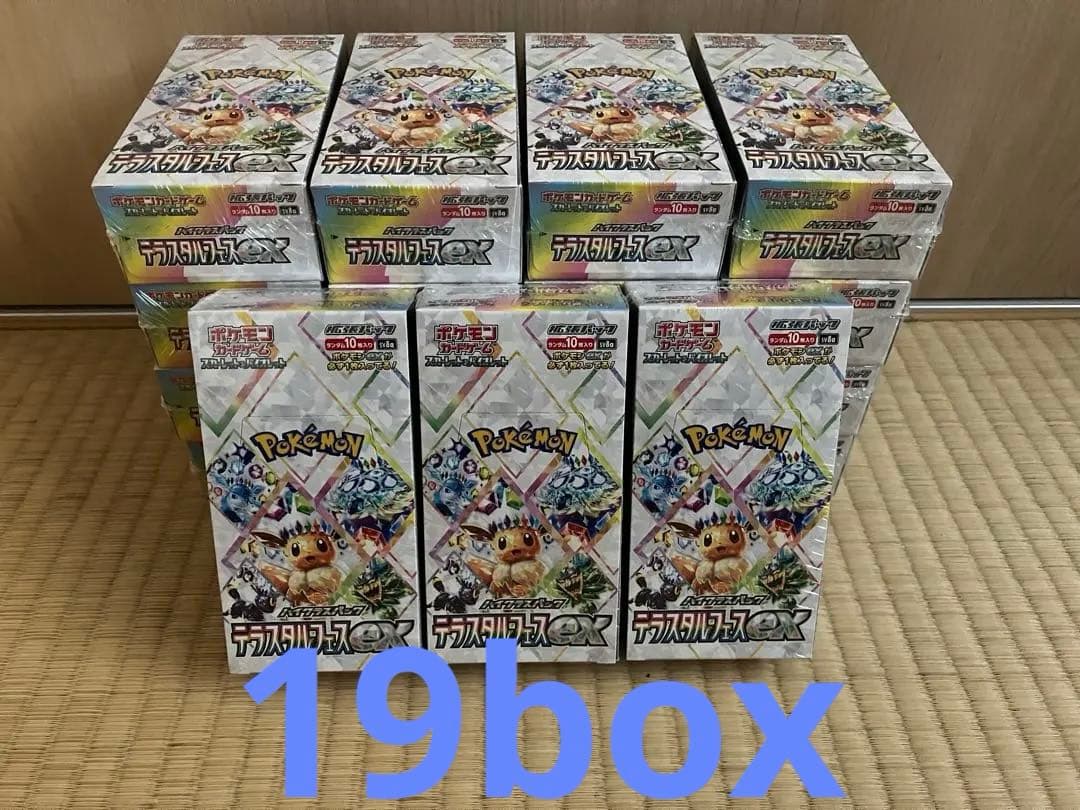 ポケモンカード テラスタルフェス19box シュリンク付き