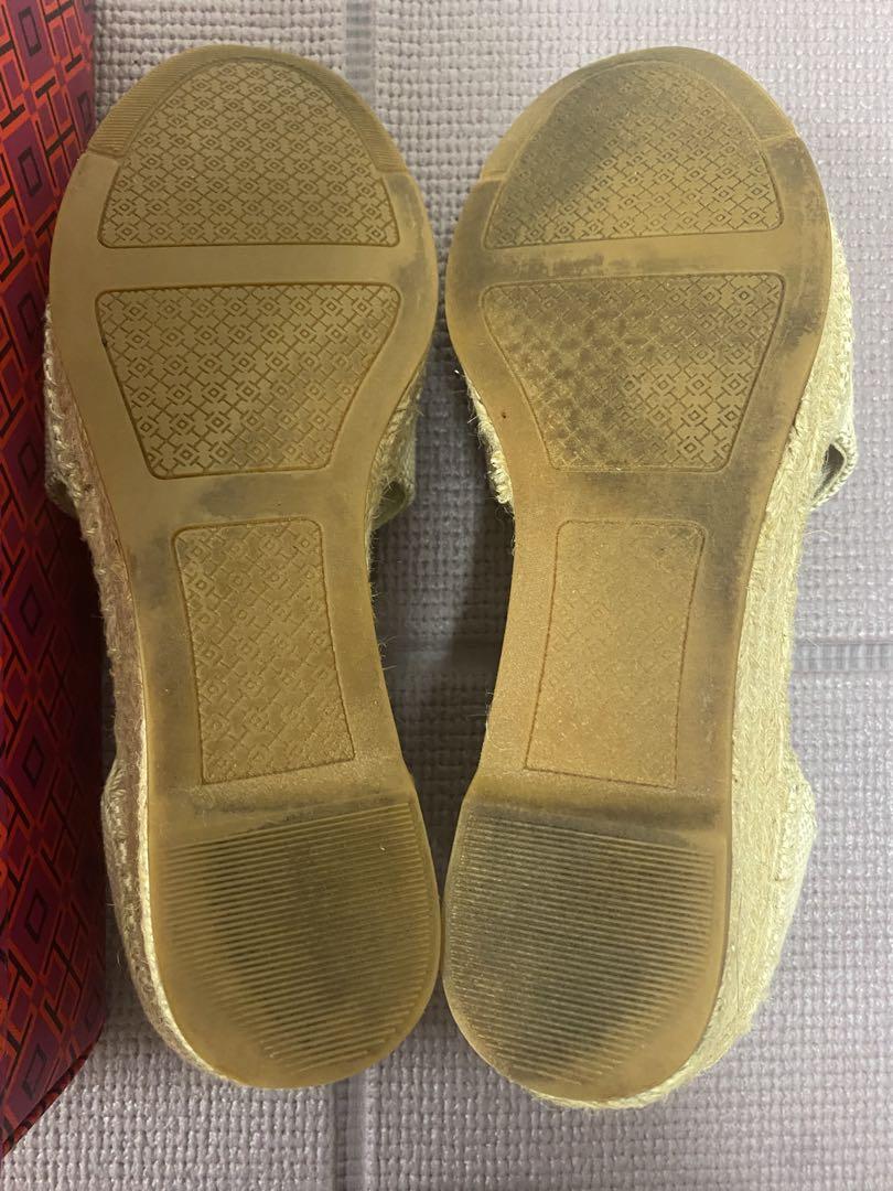 【美品】お値下げ❗️トリーバーチ　ナチュラル メッシュ エスパドリーユ