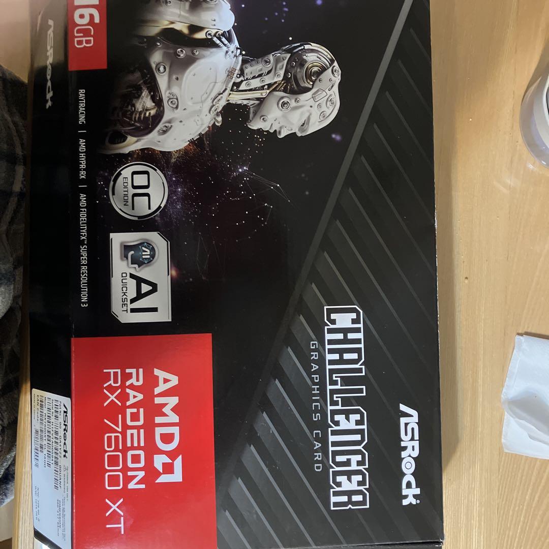 グラフィックボード・グラボ・ビデオカード ASRock Challenger RX 7600 XT 16GB