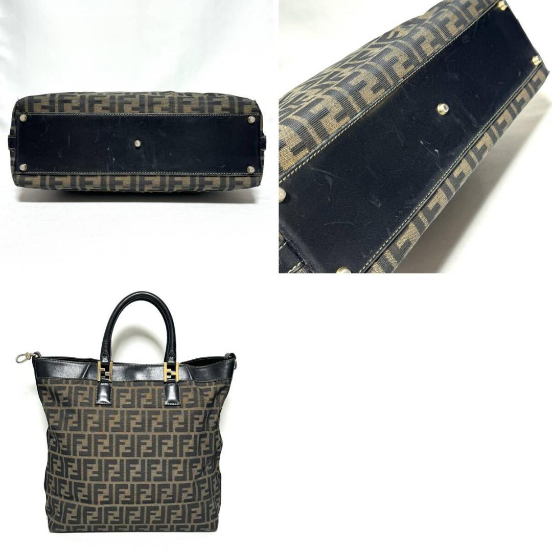 FENDI フェンディ ズッカ キャンバス トートバッグ HB03176