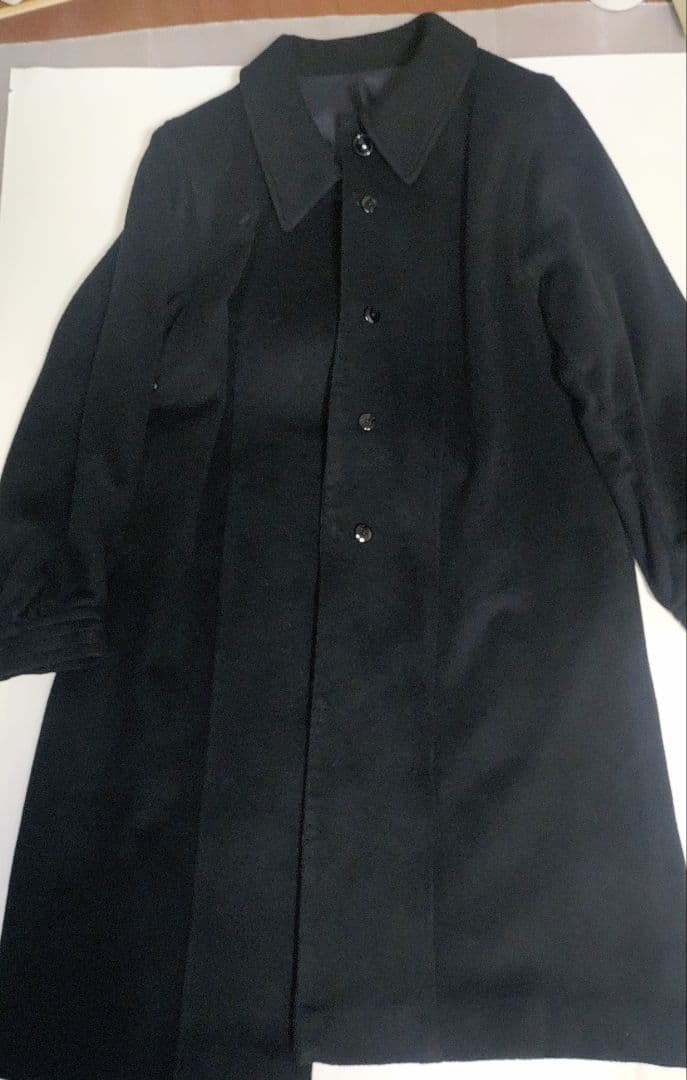 カシミヤロングコート　ブラック 13,000円
