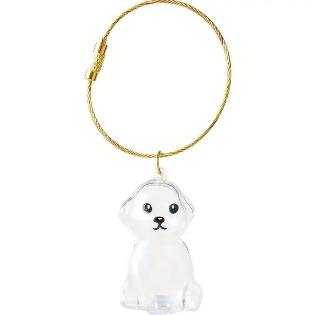 新品 4個セット キーホルダー ペット けだま 犬 わんこ しば犬