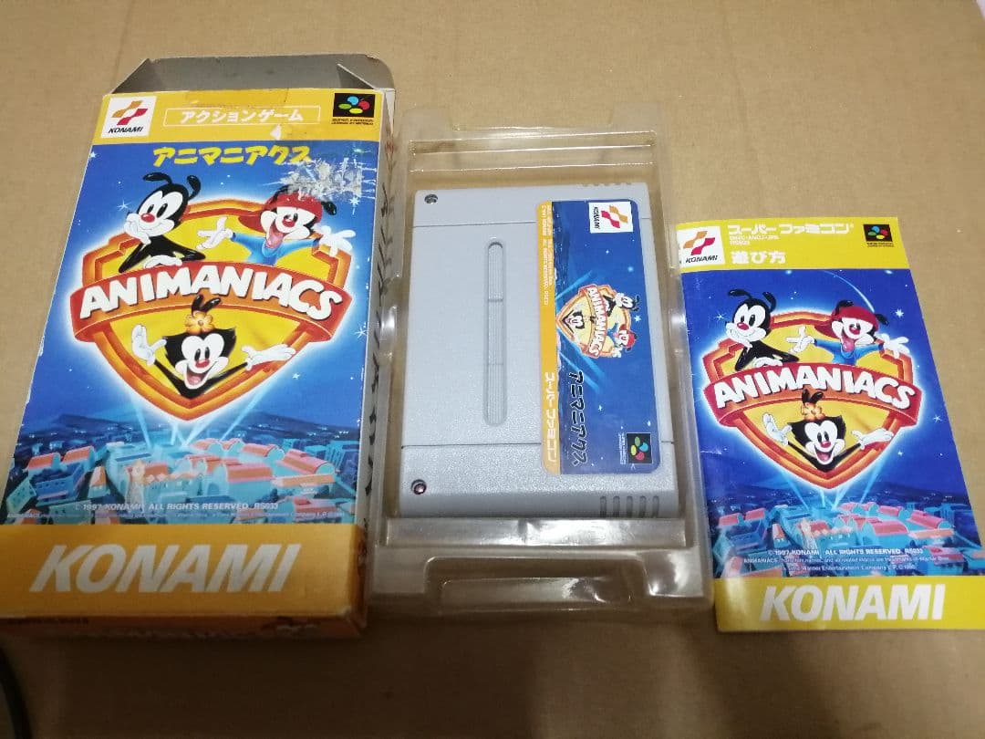 KONAMI アニマニアックス スーパーファミコン傷や汚れあり