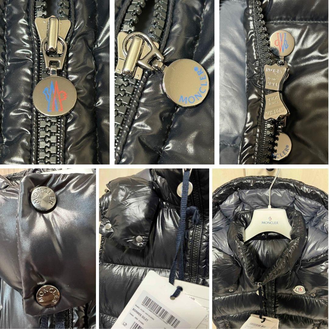 新品未使用タグ付き☆MONCLER BORMES ダウンベスト TG1 黒色