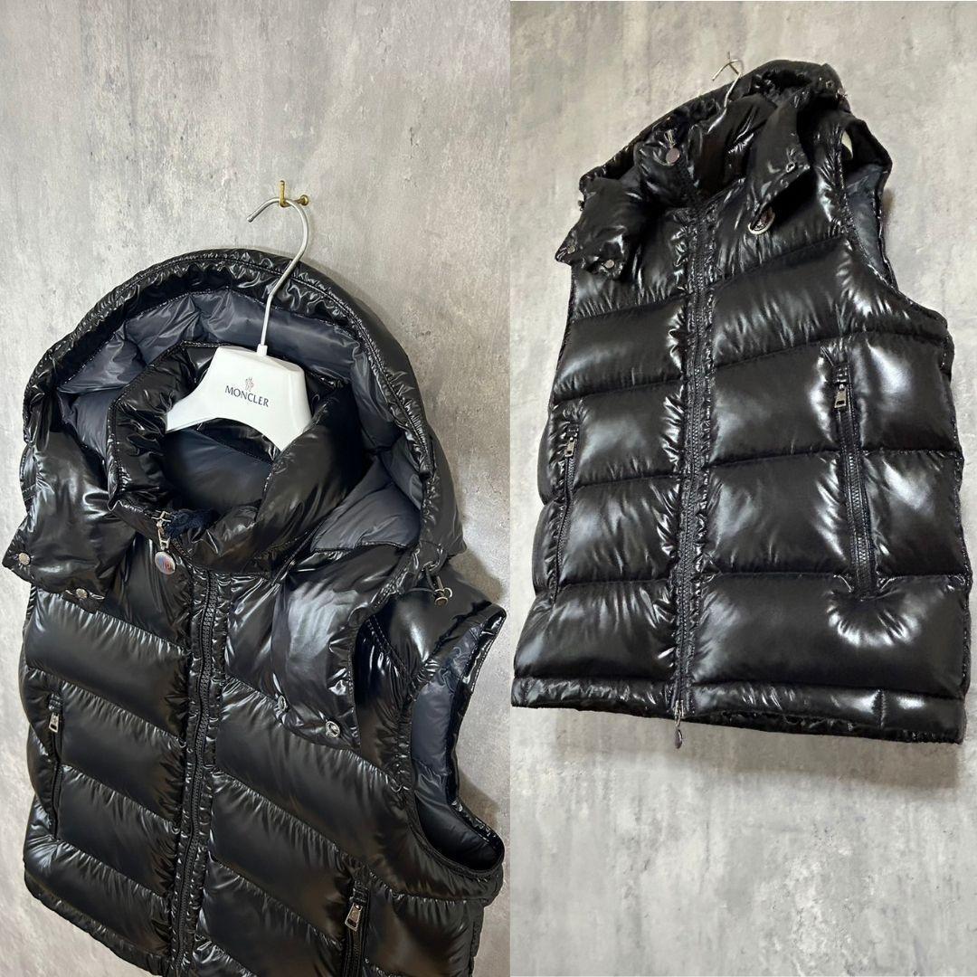 新品未使用タグ付き☆MONCLER BORMES ダウンベスト TG1 黒色
