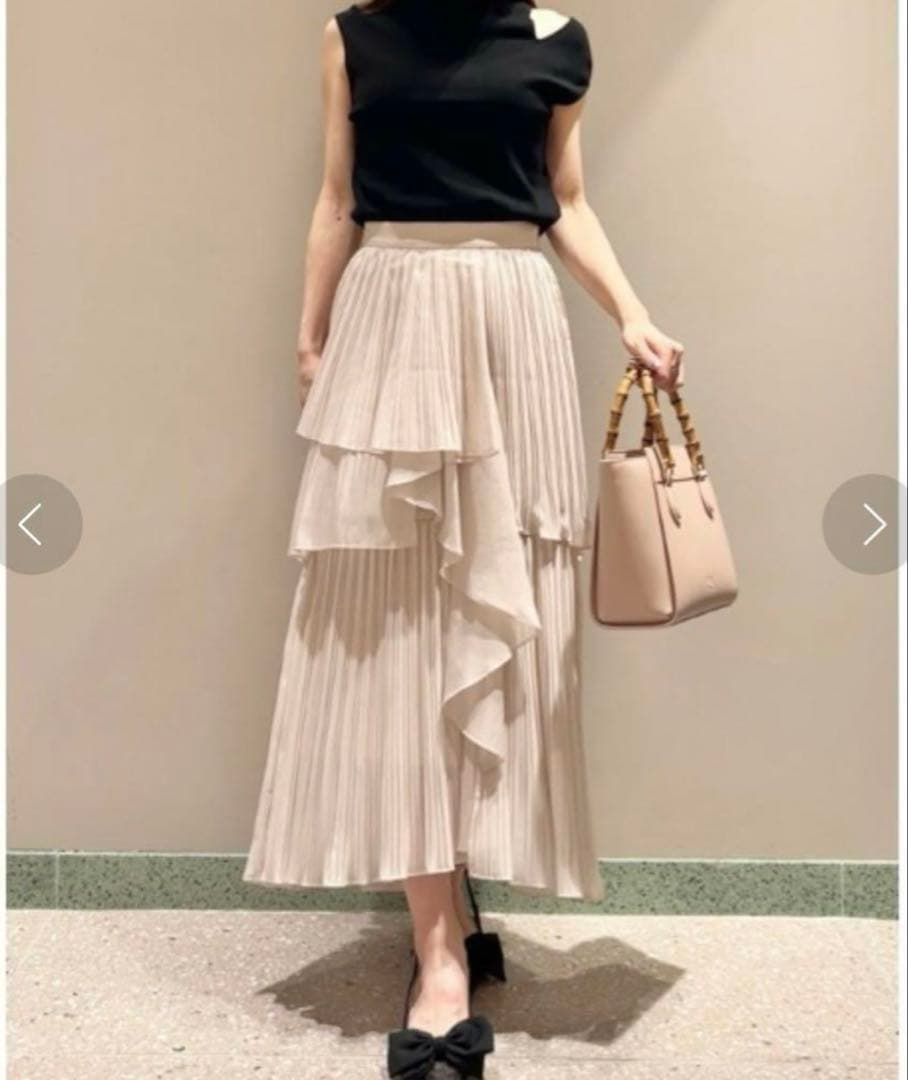 スナイデル「新品」ストレートプリーツティアードスカートサイズ1