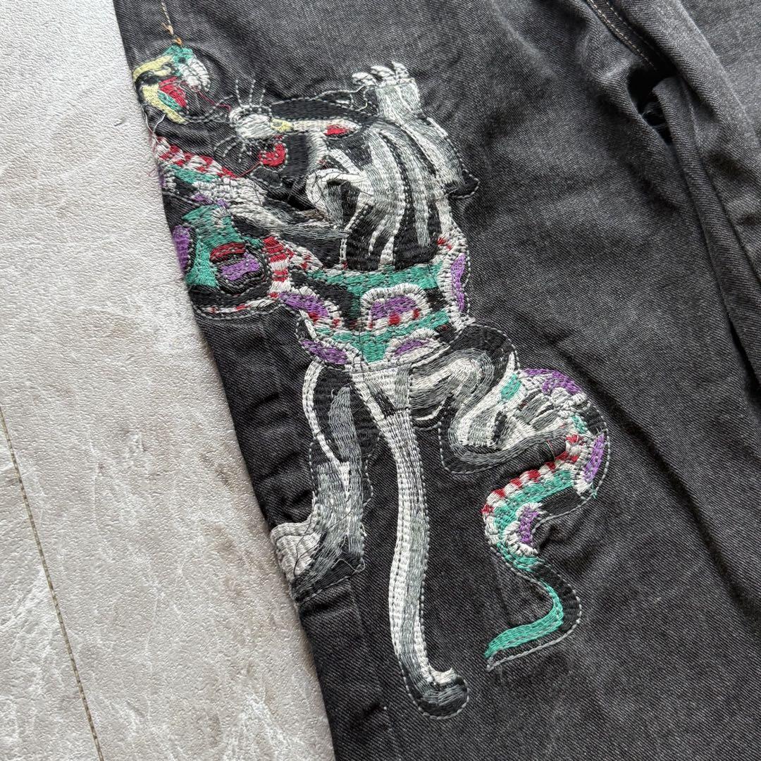 Ed Hardy エドハーディー 2008 ブラック　デニムパンツ Ed Hardy エドハーディー 2008 ブラック デニムパンツ