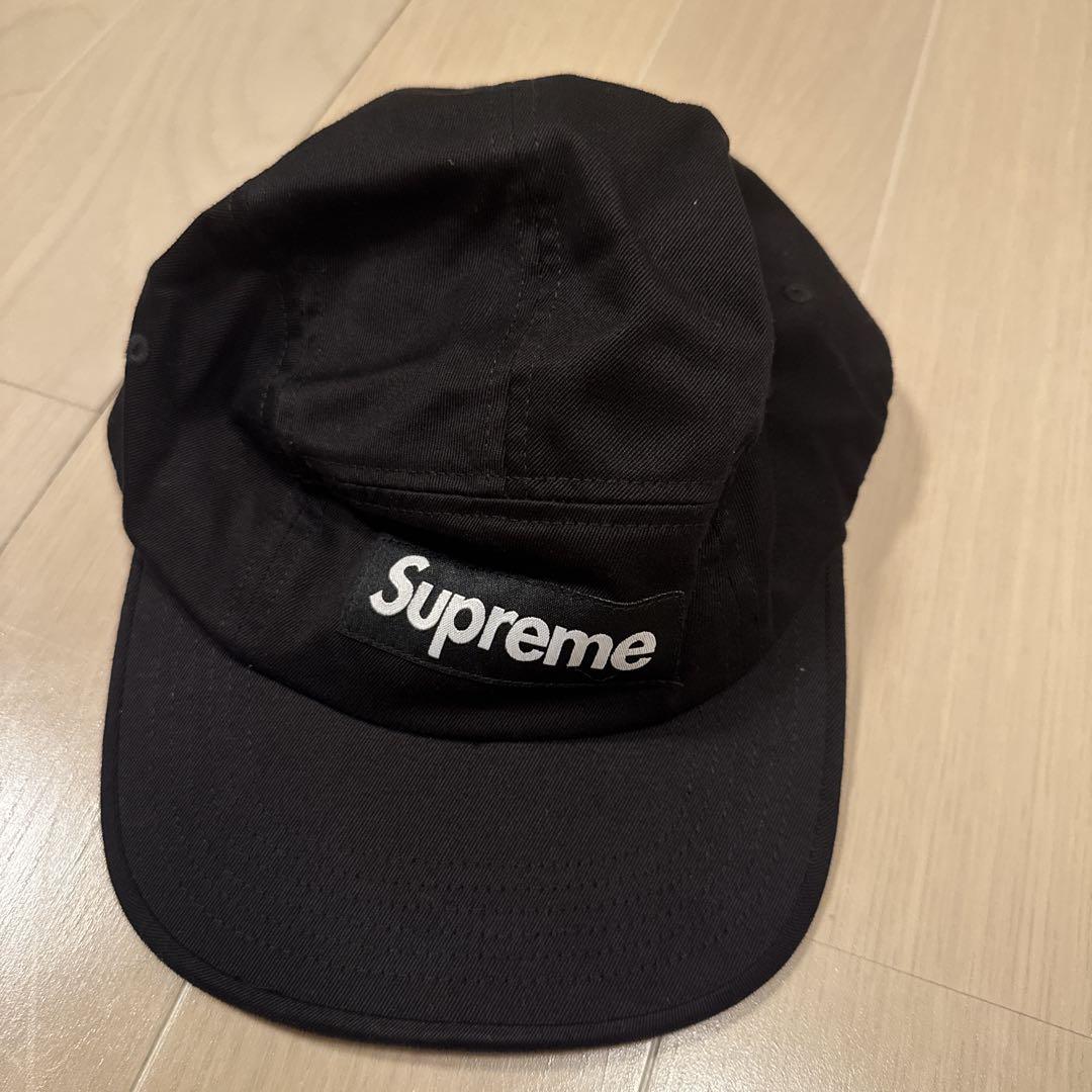 Supreme 黒 キャップ 27回チャンピオン - メルカリ