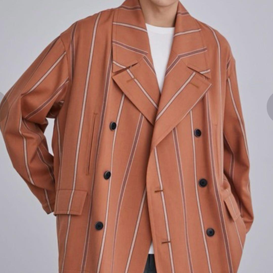 UNITED TOKYO ダブルストライプワイドラペルジャケット 6,351円