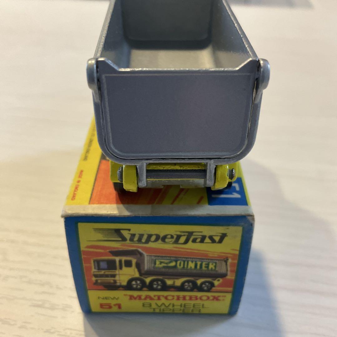 ミニカー　マッチボックス　8ホイールティッパー