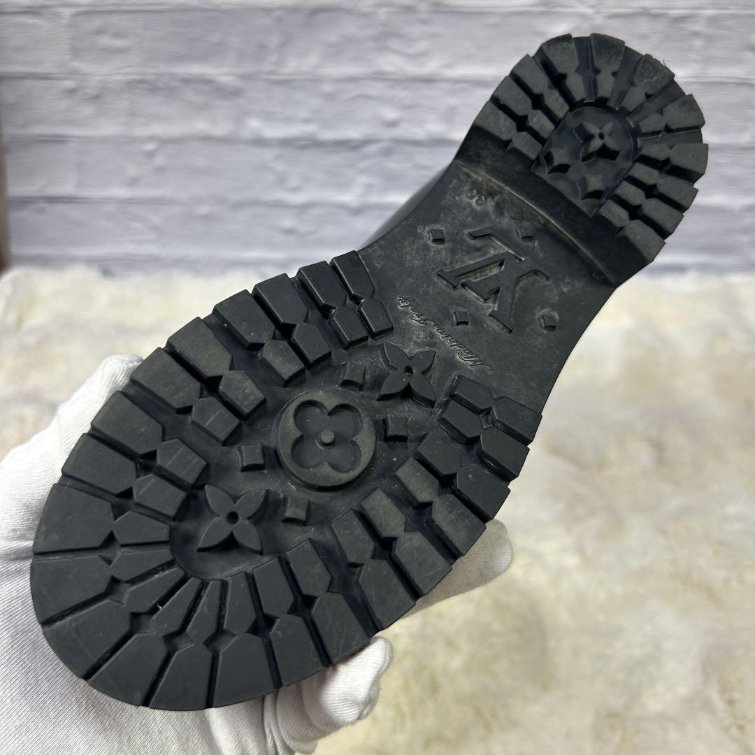 LOUIS VUITTON モノグラム レインブーツ 長靴 ルイヴィトン 黒