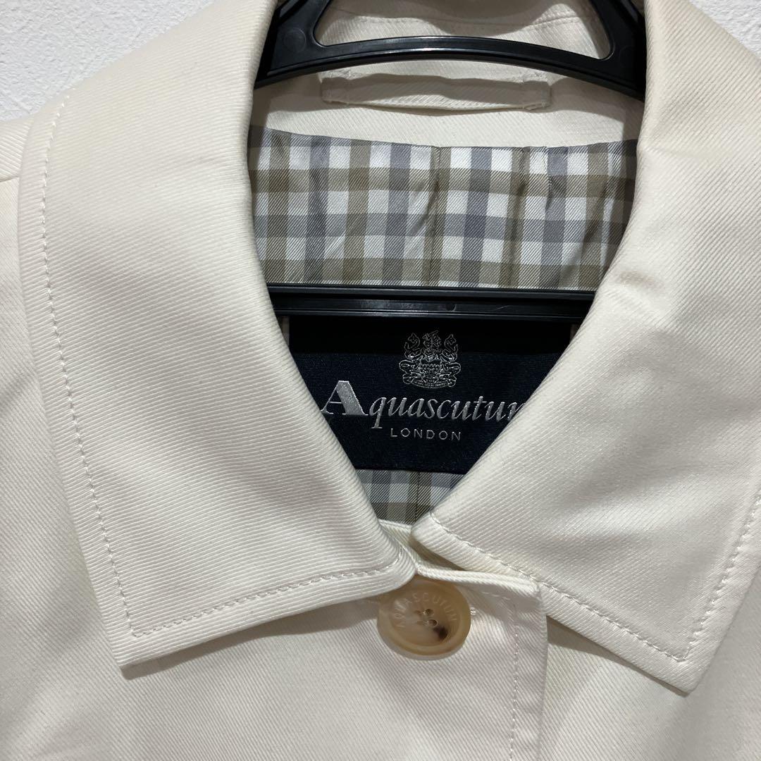 aquascutum トレンチコート　ハーフコート