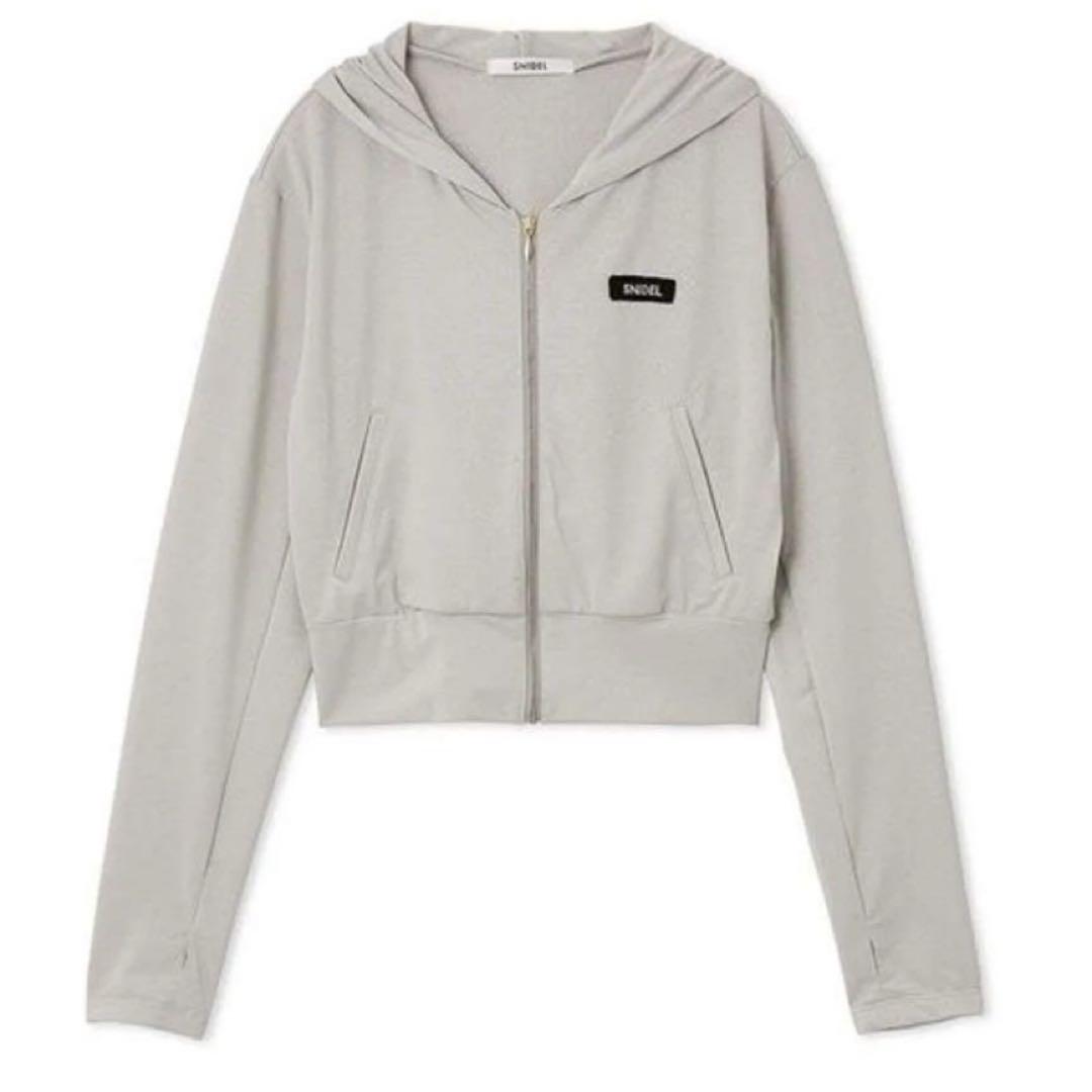 SNIDEL UVカットパーカー シルバー 新品未使用】SNIDEL♡UVカットパーカー シルバー - メルカリ