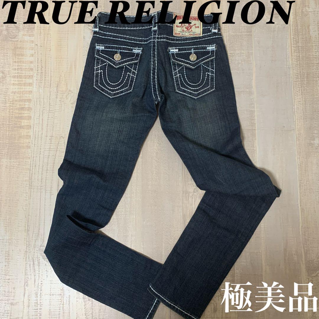 極美品 USA製 白ステッチ】TRUE RELIGION BILLY 濃紺 - メルカリ