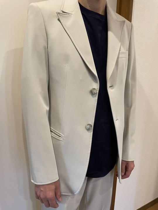 EMPORIO ARMANI ストレッチ Sサイズ オフホワイト セットアップ