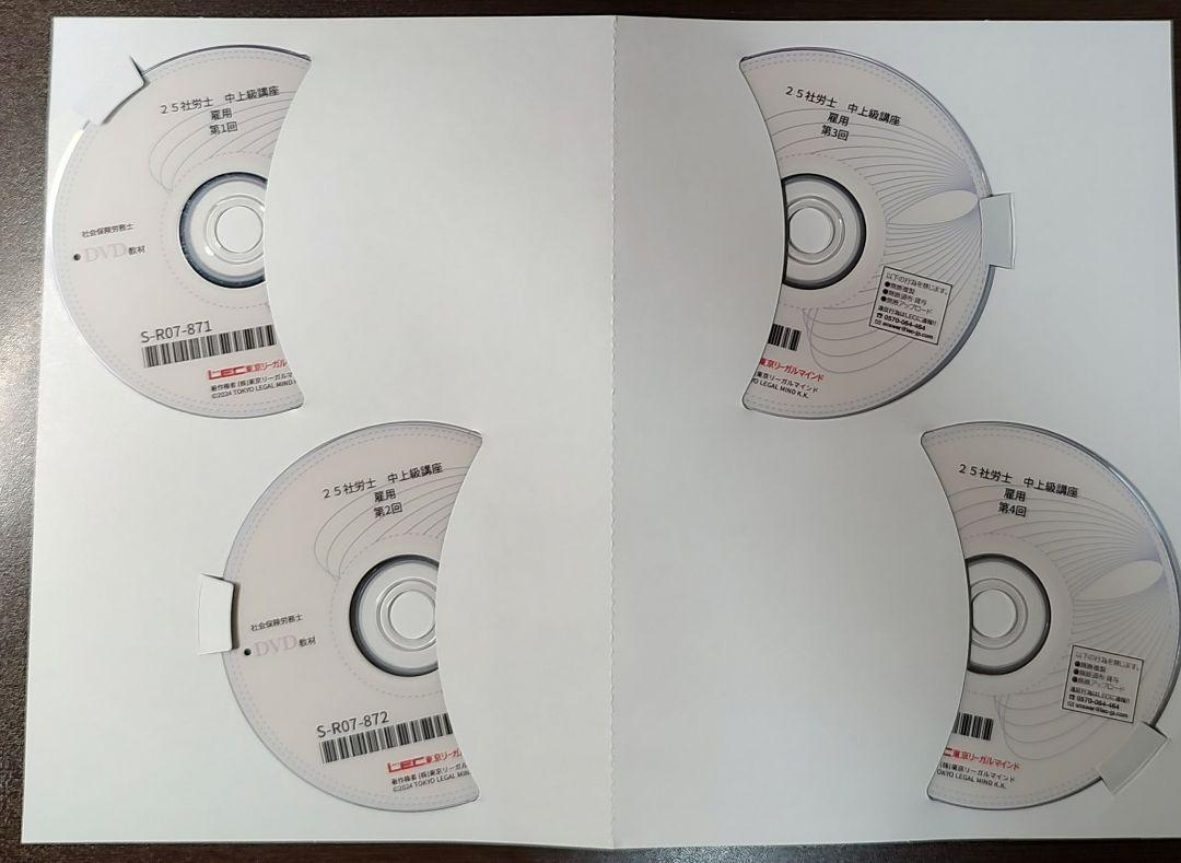LEC 社労士 中上級 2025年 現行最新 椛島先生 DVD 雇用保険法