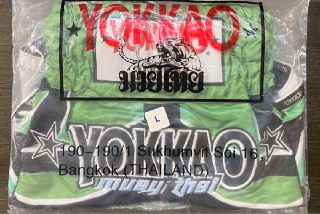 White Eagle:YOKKAO 「BROKEN」黒緑 Lサイズ