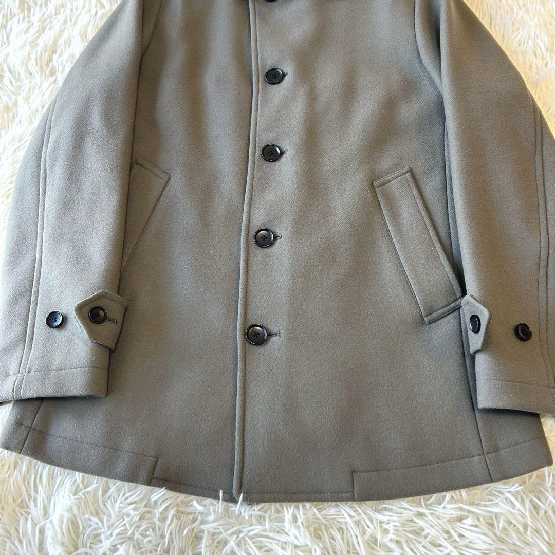 美品　シップスSHIPS メリノウール160's シングルピーコート