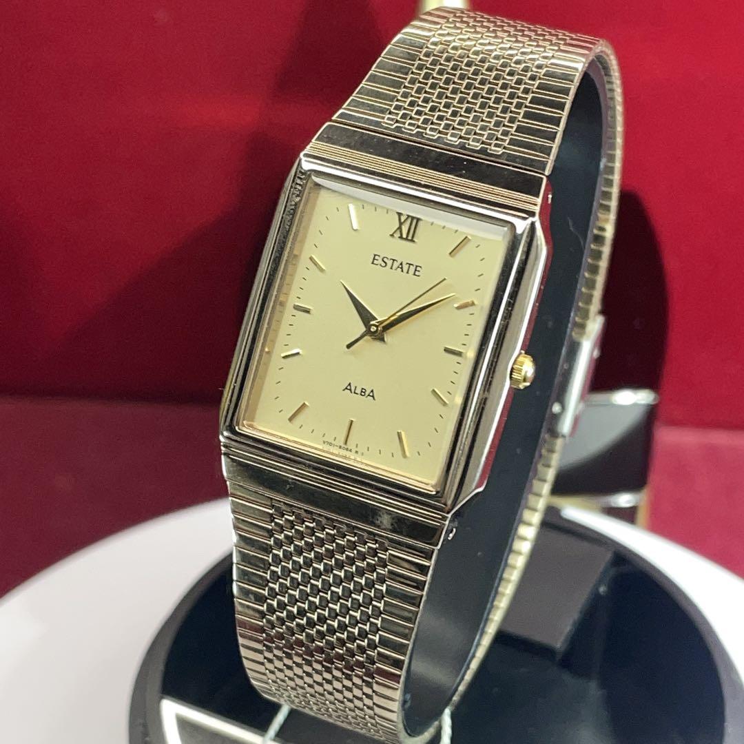 未使用 90s CASIO St.Andrews QZ 純正SSベルト 腕時計 未使用 90s CASIO St.Andrews QZ 純正SSベルト 腕時計 - メルカリ