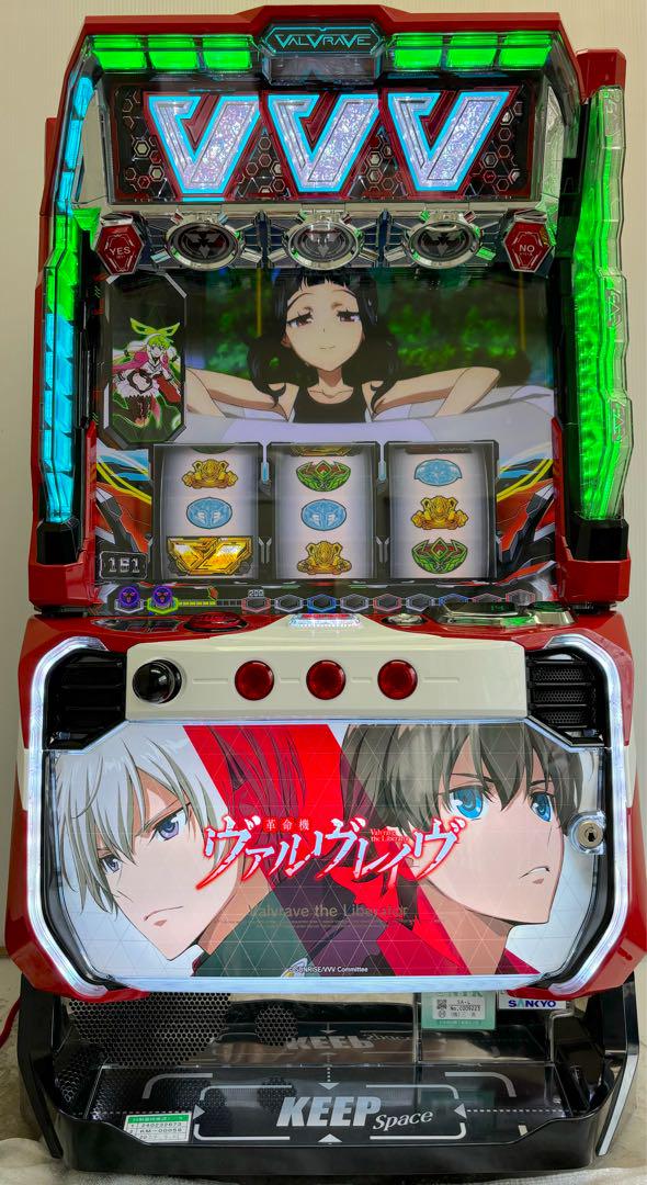 パチスロ実機【L 革命機ヴァルヴレイヴ】ユニット付 無段階