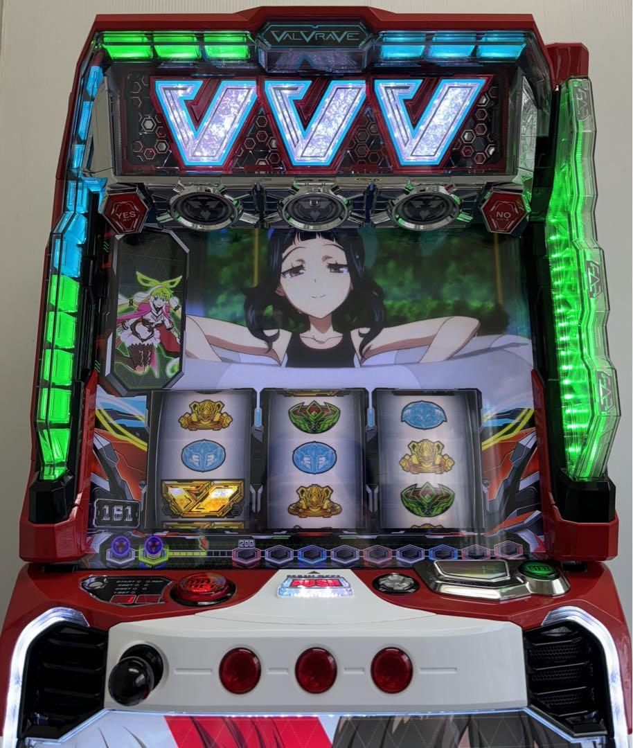 パチスロ実機【L 革命機ヴァルヴレイヴ】ユニット付 無段階