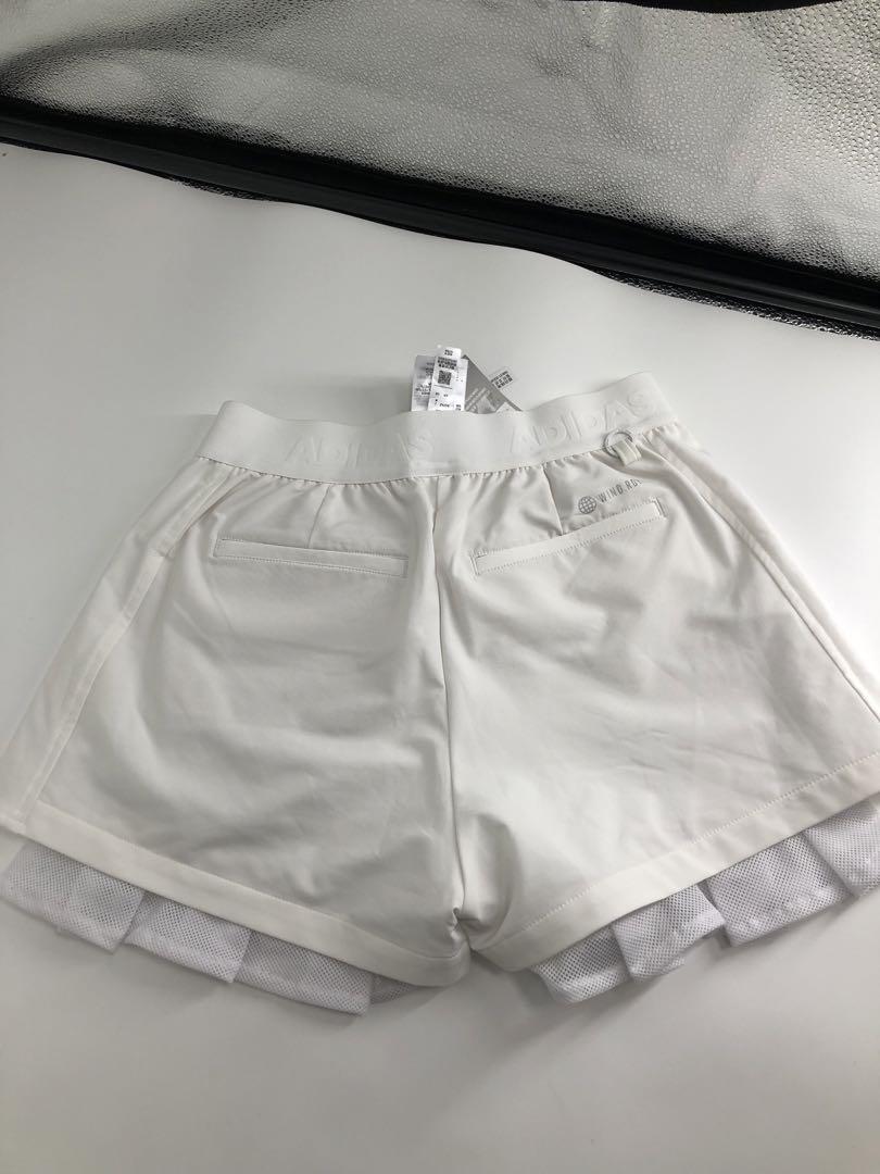 新品❣️adidas❣️M❣️WIND.RDYメッシュレイヤードショートパンツ❣️白❣️