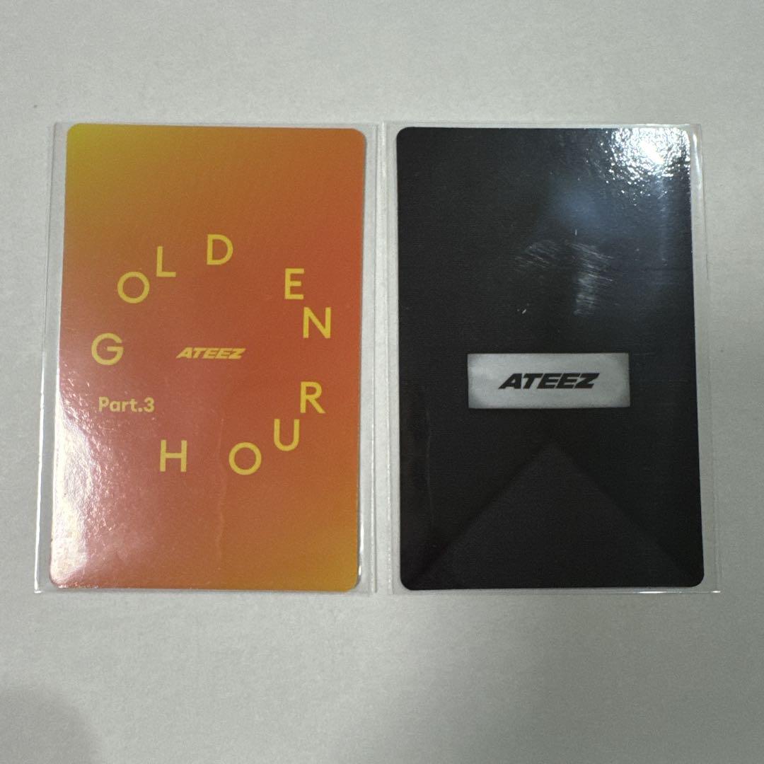 ATEEZ ユノ EUROPE ヨーロッパ MD特典トレカ サイン入り ATEEZ ユノ トレカ fnac ヨーロッパ限定 Tie Face 2枚セット