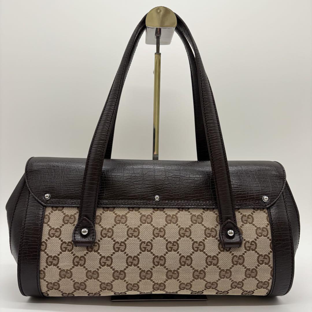 極美品✨GUCCI トートバック キャンバス バンブー