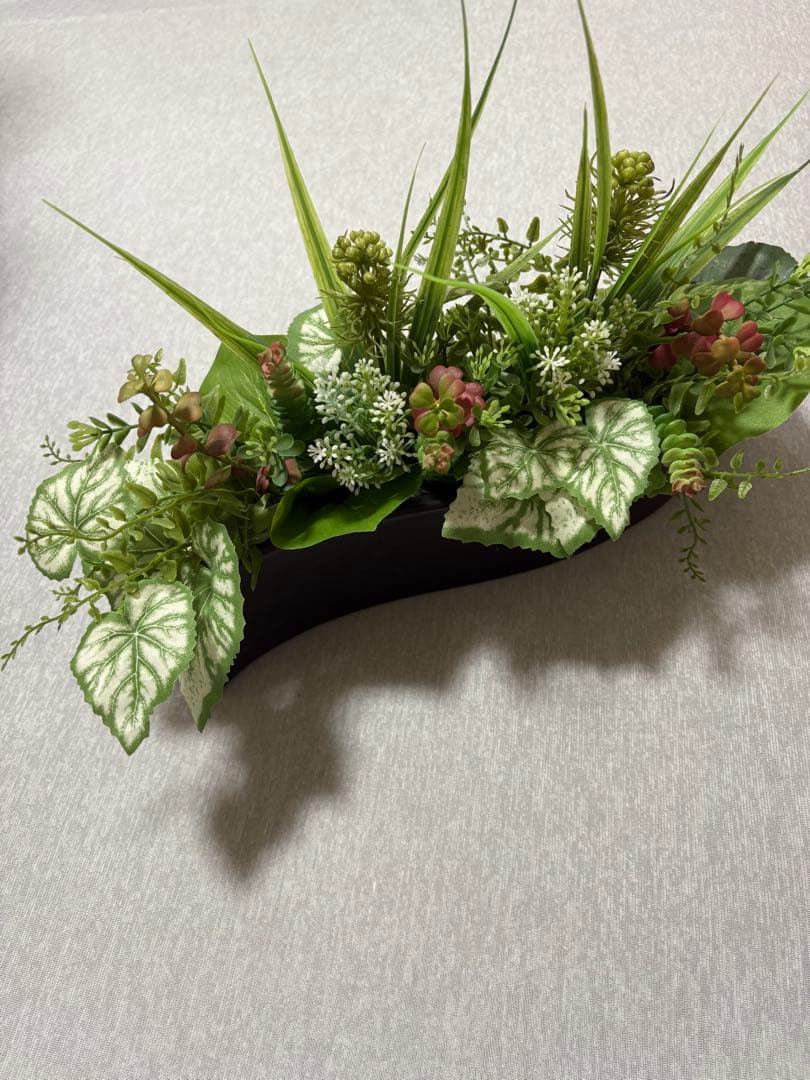 寄せ植え フェイクグリーン アレンジ 造花 観葉植物 消臭 CT触媒 2個セット 寄せ植え フェイクグリーン アレンジ 造花 観葉植物 消臭 CT触媒