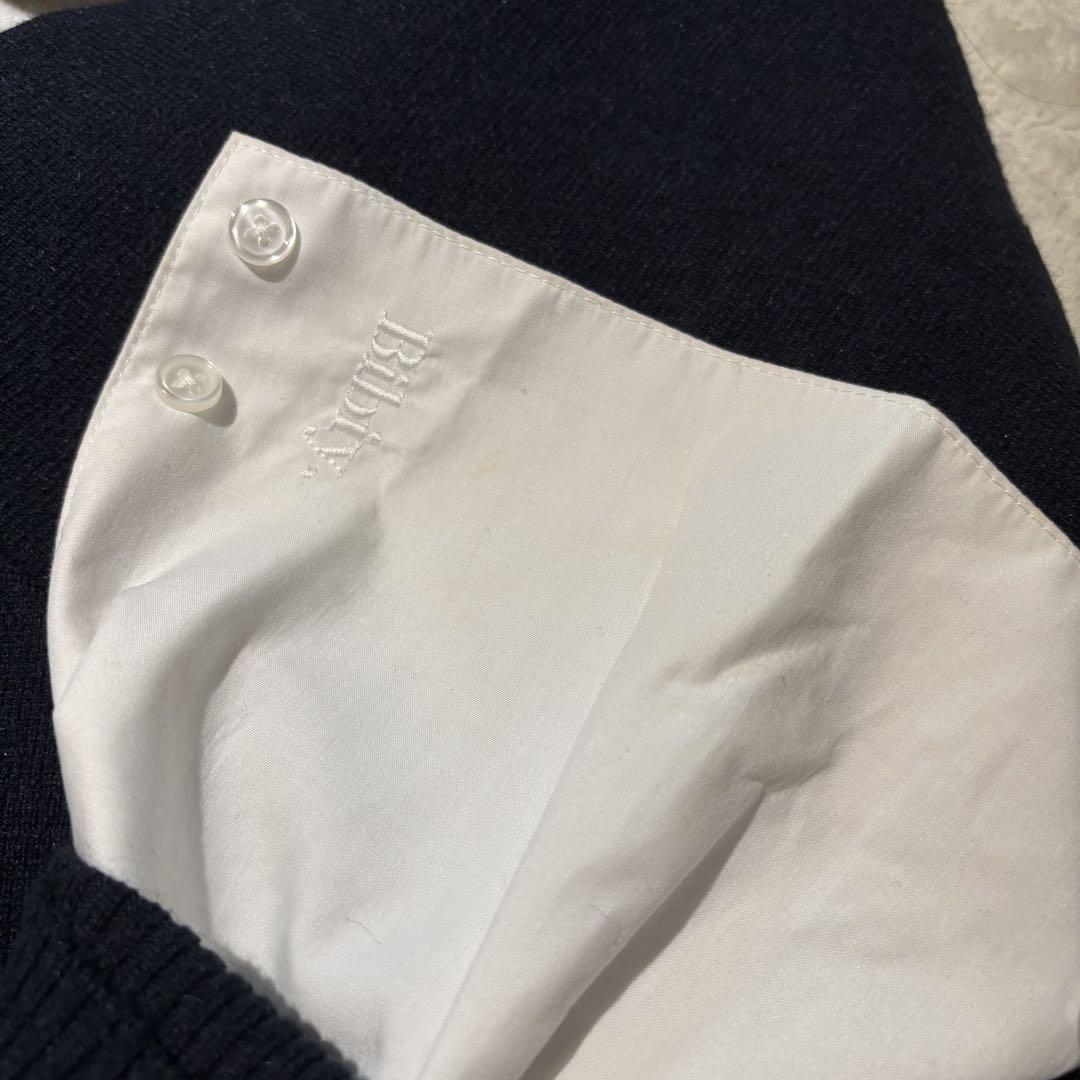 Bibiy SUSIE SHIRT KNIT ネイビー ビビィ ビビィBIBIY SUSIE SHIRT KNIT ネイビー正規商品！