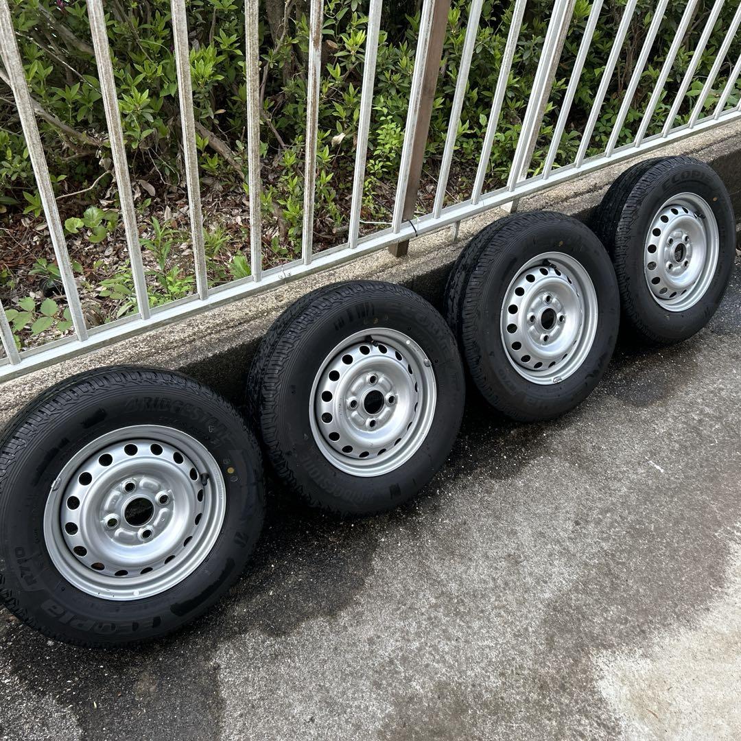 ブリヂストン 145/80R12 タイヤ ホイールセット 12インチ