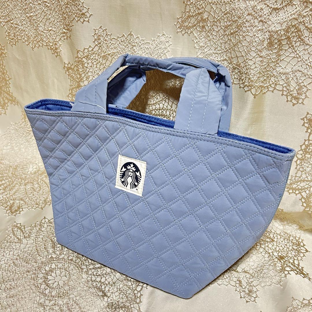 台湾 スターバックス トートバッグ ブルー グレー - メルカリ