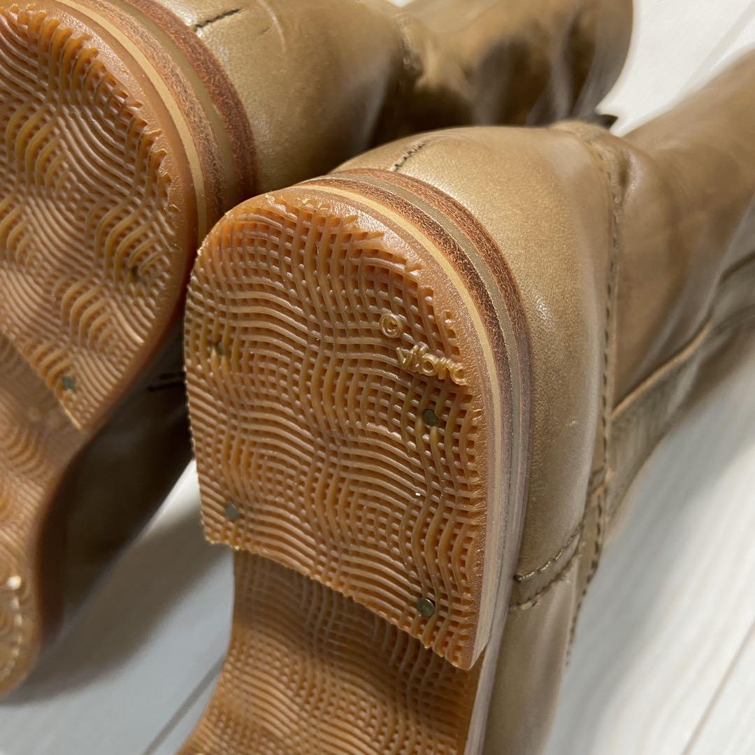 未使用品 MUKAVE ムカヴァ 日本製 Vibramソール ローパーブーツ