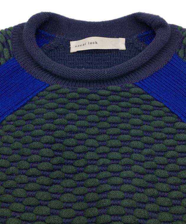 sacai luck （サカイラック）ジャガードポップコーン ニット セーター