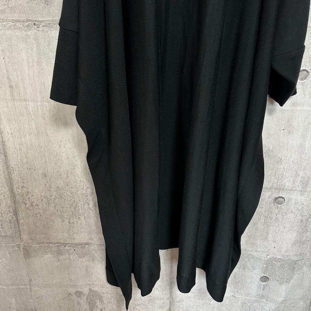 F Vivienne Westwood ロングカーディガン ドレープ 黒 ウール