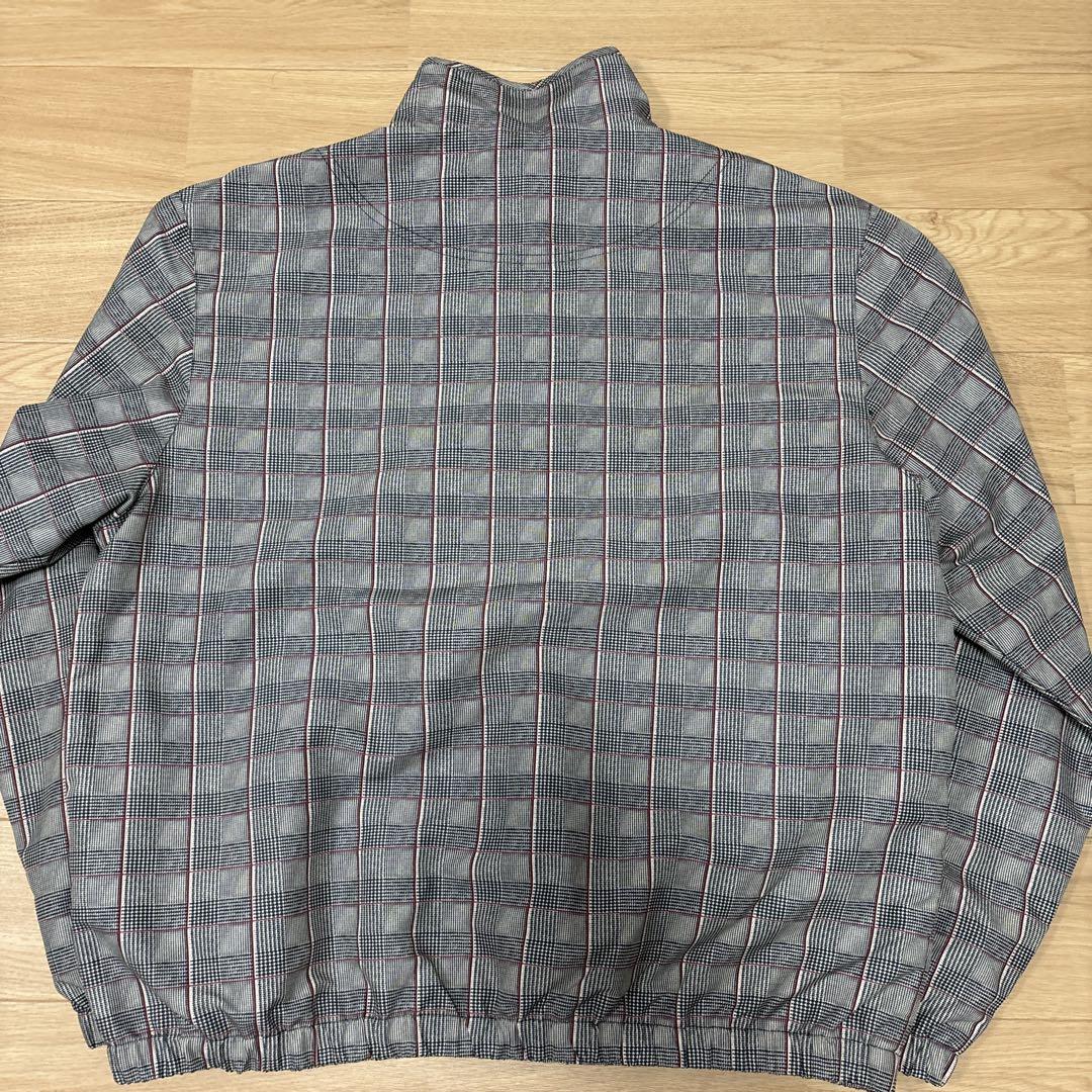 Supreme ハーフジップジャケット　チェック柄