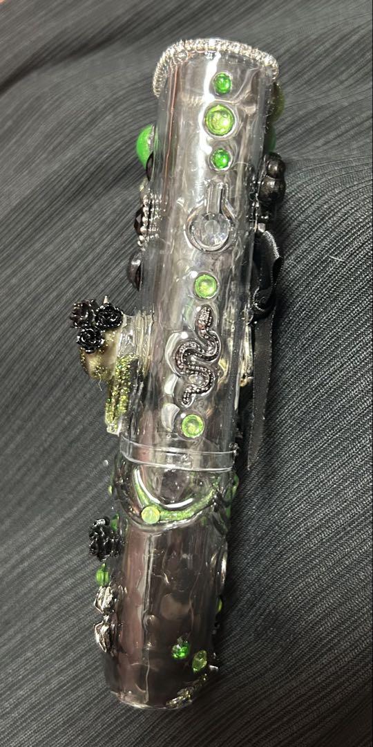 iQOSイルマワンケース デコケース ハンドメイド 緑×黒 アイコス