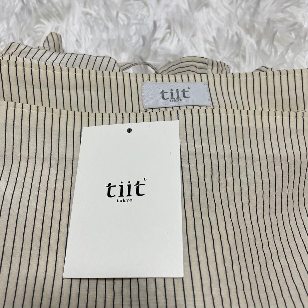 tiit tokyo 長袖 リボン ロングスリーブ デザインブラウス