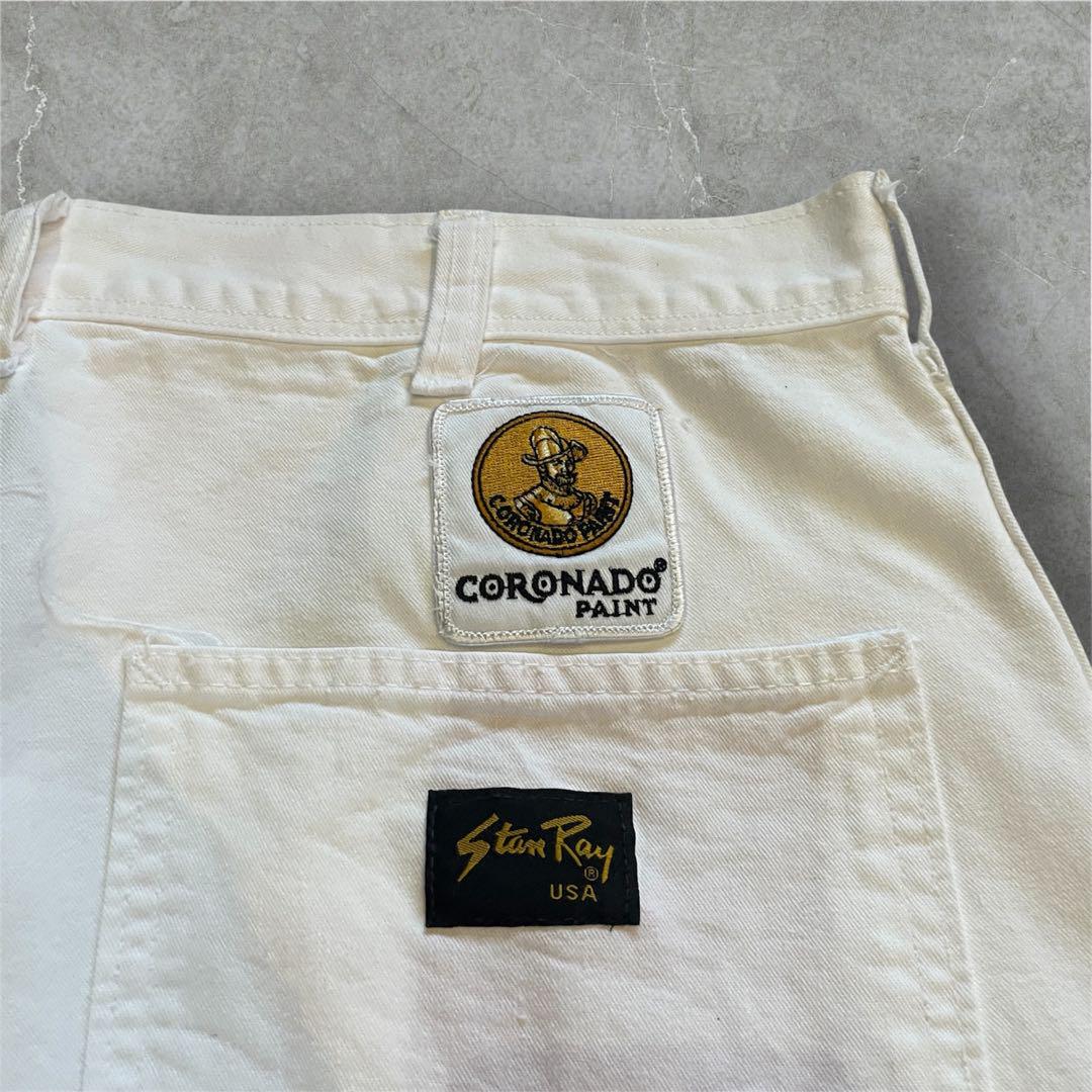 90s StanRay painter pants USA製W34 ホワイト