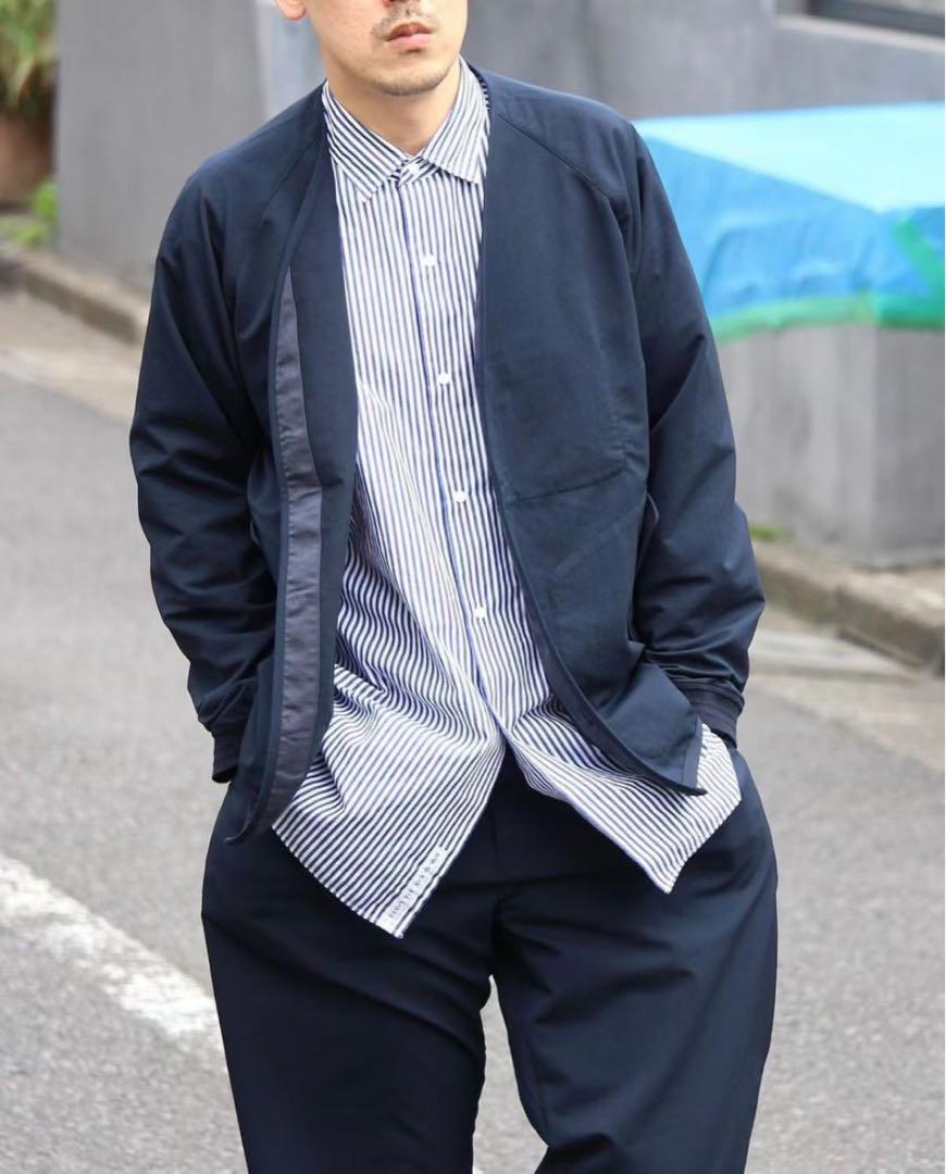 新品 ナナミカ L アルファドライカーディガン 黒nanamica