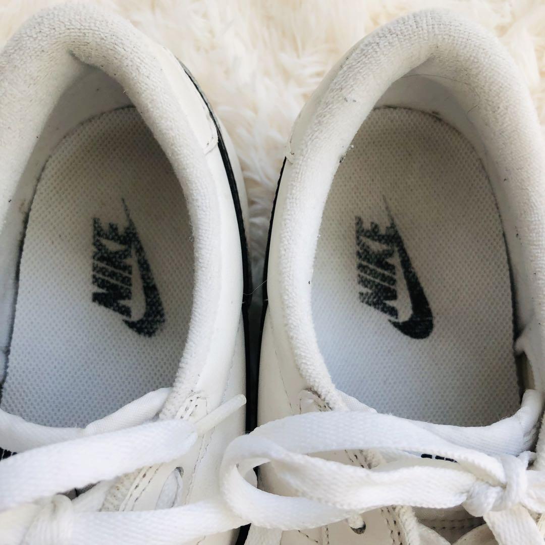 NIKEナイキレザーコルテッツ白×黒27cmホワイト316418-102