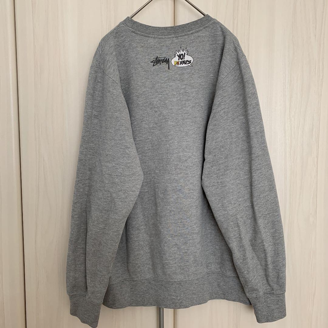 即納HOT レア stussy✕yo MTV raps コラボデザインスウェットトレーナー b15uX-m66949099666 安いNEW