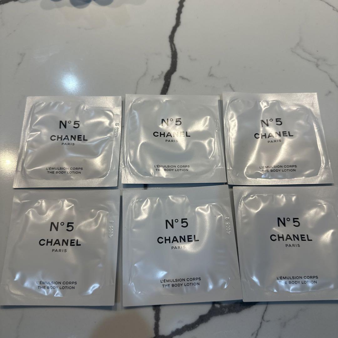 CHANEL N°5 ボディローション サンプル 6パック