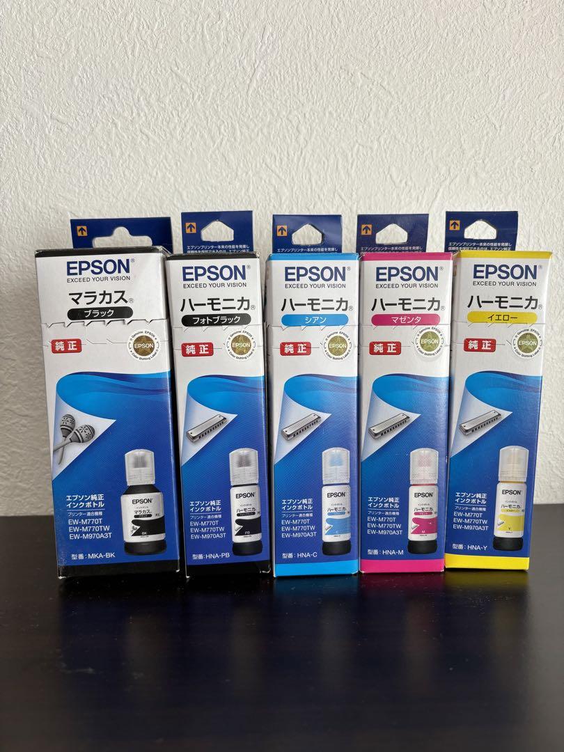 EPSON インクカートリッジ 5色セット(ハーモニカ、マラカス)