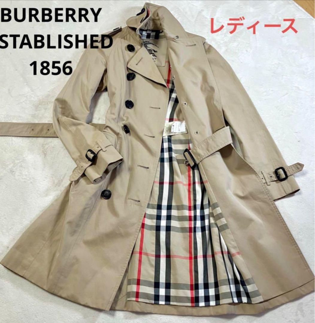 スーパーセール 半額 BURBERRY RSTABLISHED1856 トレンチコートノバチェック - メルカリ ジャケット・アウター