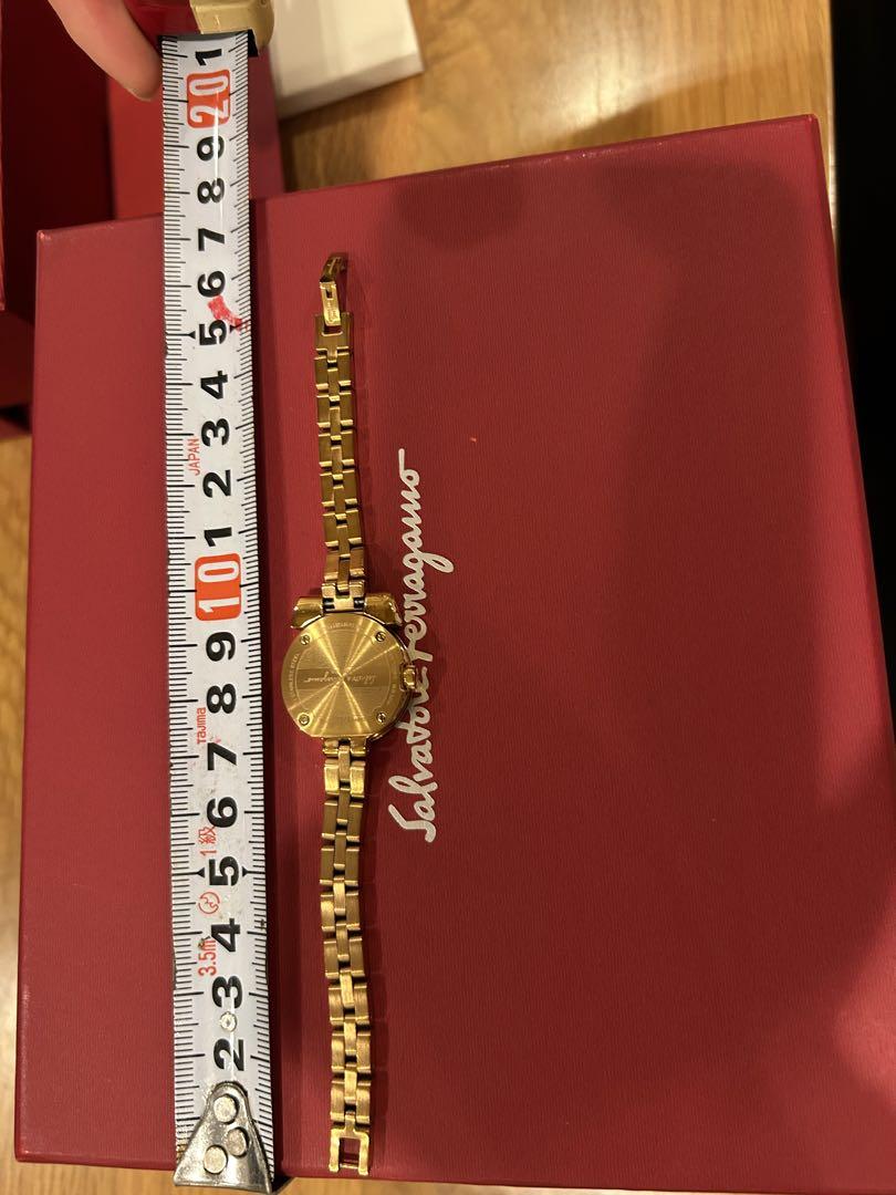 Salvatore Ferragamo ピンクゴールド アナログ腕時計