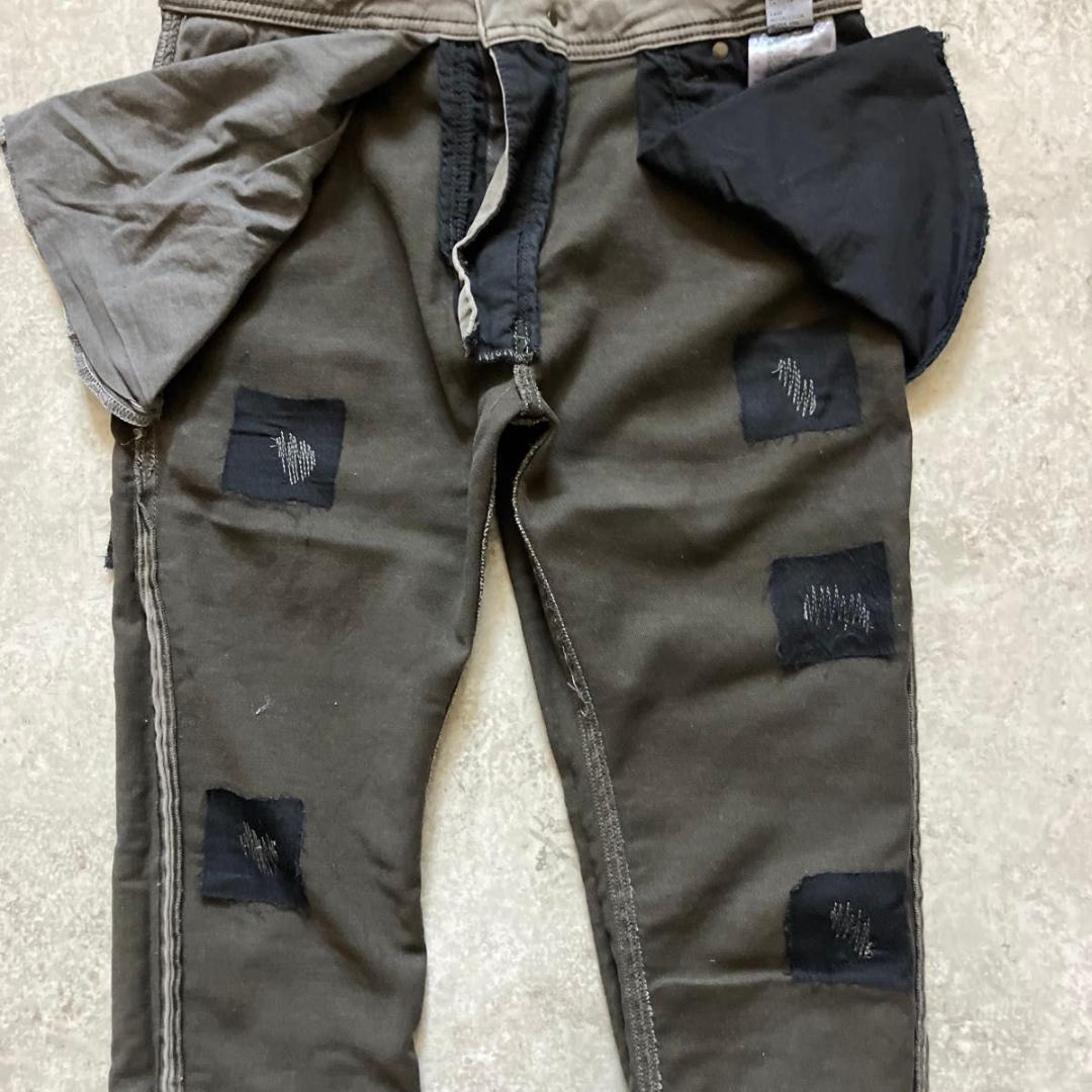 DIESEL KROOLEY CB-NE ディーゼル ジョグジーンズ グレー 茶