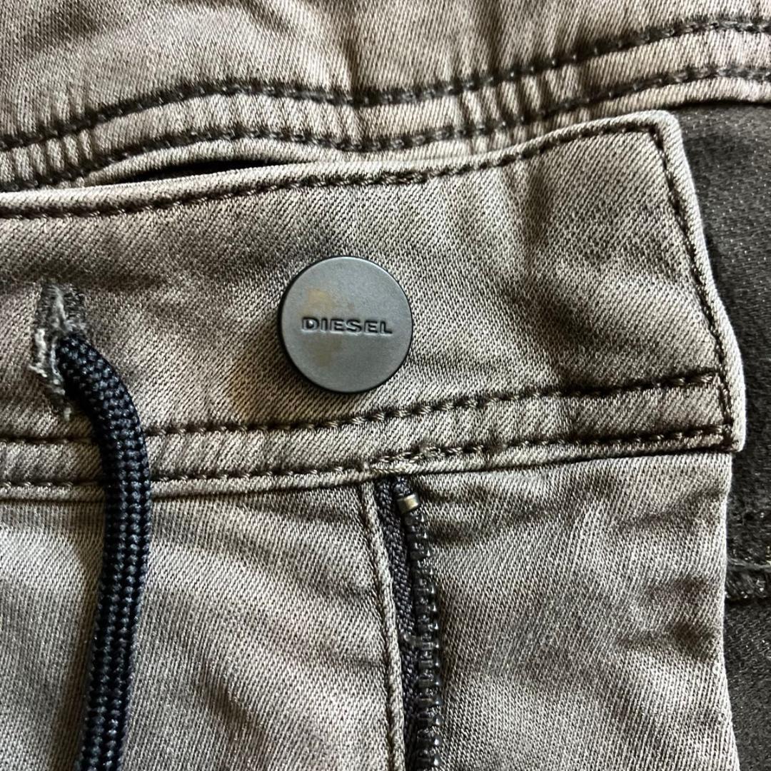 DIESEL KROOLEY CB-NE ディーゼル ジョグジーンズ グレー 茶
