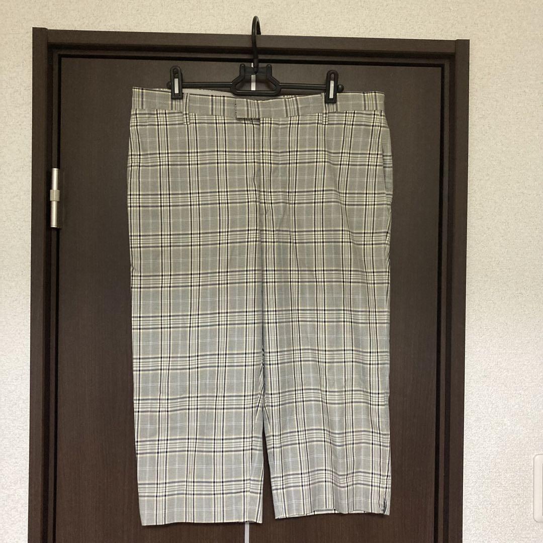 old agnes b homme ハーフパンツ グレンチェック 44 美品パンツ