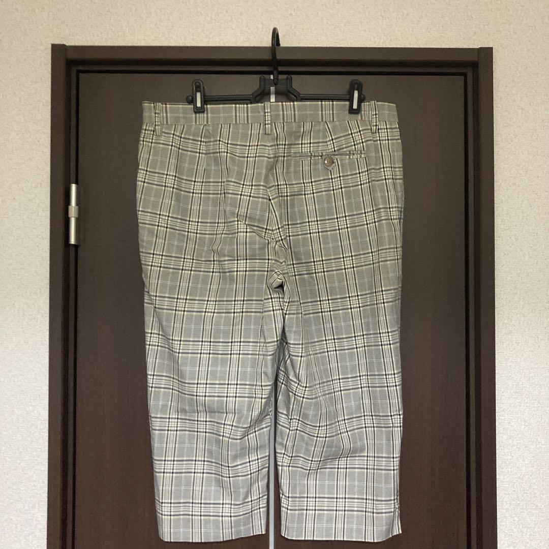 old agnes b homme ハーフパンツ グレンチェック 44 美品